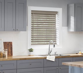 American Blinds: Advantage Cordless 2 1/2 Inch Faux Wood Blinds